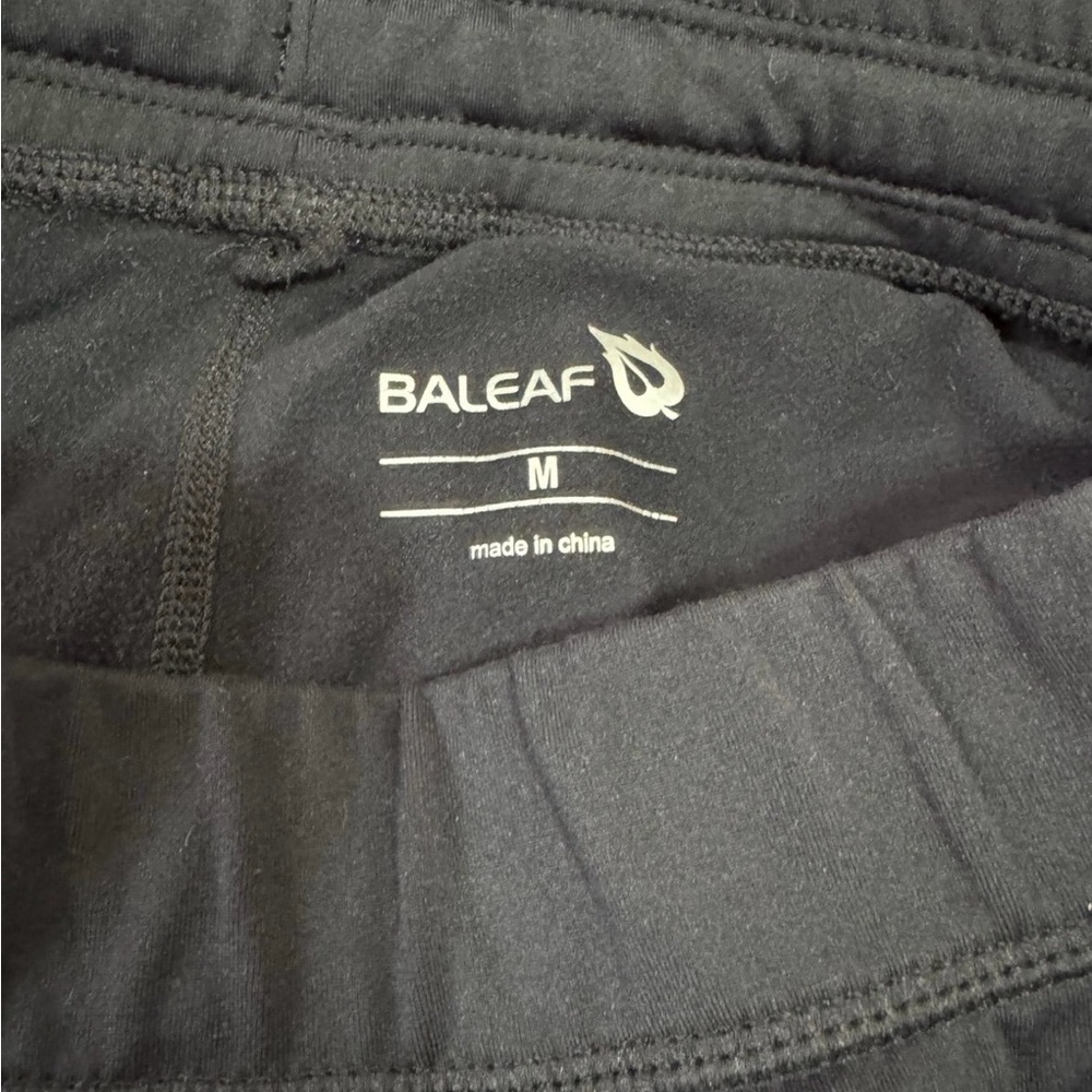Baleaf Men’s Black Fitness Yoga Pants/Tights